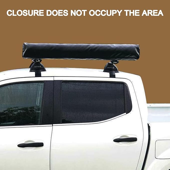 Vehicle Awning Shower Room with LED Light Outdoor Portable Instant Changing Room Car Side Shower Tents - SUV Truck Bathroom Tent (Khaki 2)