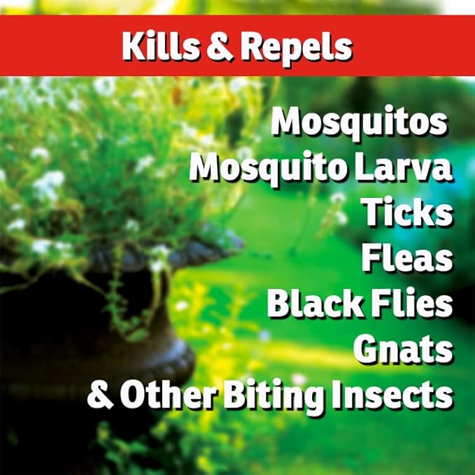 I Must Garden Outdoor Yard Spray Concentrate: Kills &amp Repels Mosquitos Ticks Fleas and Other Biting Insects – Powerful Blend of Natural Essential Oils – Safe for People Pets &amp Plants – 32o