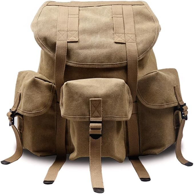 WW2 WWII US M14 Bag Backpack Outdoors Packs Canvas Bag Replica