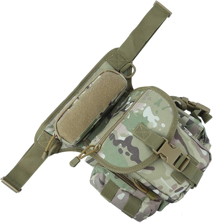 Ox Cloth Drop Leg Bag Tactical Photography Pouch with Quick Access Multifunctional Sports Leg Pack for Outdoor Activities Durable Drop Leg Bag with Adjustable Strap (CP (spot) One Size)