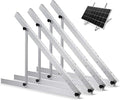Upgraded 47in 2 Sets Adjustable Solar Panel Tilt Mount Brackets Foldable Tilt Legs Support 100 200 300 400 500 Watt Solar Panels 4-8Pcs Solar Panel Stand for Roof Off-Grid RV and Boat