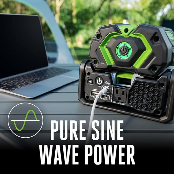 EGO Power+ Portable Inverter 400W Power Inverter Generator Quiet. Includes 56V 4.0Ah Battery and Charger - PAD5003