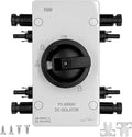 IP66 Solar PV DC Quick Disconnect Switch 64 Amp 1000V Solar Combiner Box PV Solar Panel Disconnect Switch with Solar Connector for Solar Power System Off/On-Grid Solar System RV and Boats
