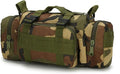 Fanny Deployment Bag Tactical Waist Pack Small Sling Pack Hand Carry Handlebar Bag (Jungle Camouflage)