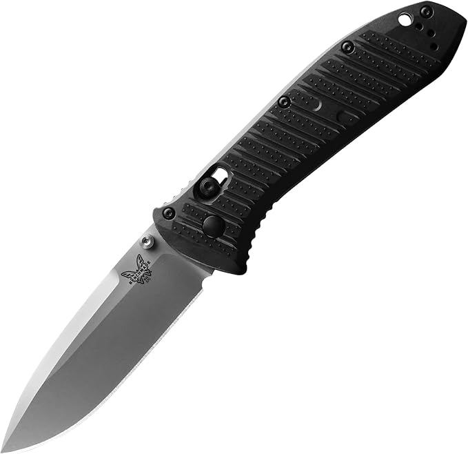 Benchmade - Presidio II Tactical Every Day Knife Drop-Point Blade with Graphite Black CF Elite Handle (570-1)