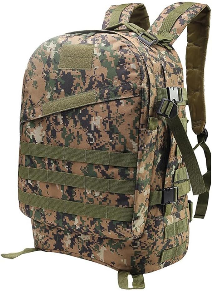 Military Tactical Backpack for Men and Women 3D Assault Pack Bag Rucksack with Molle System Hiking Pack (Jungle Digital)