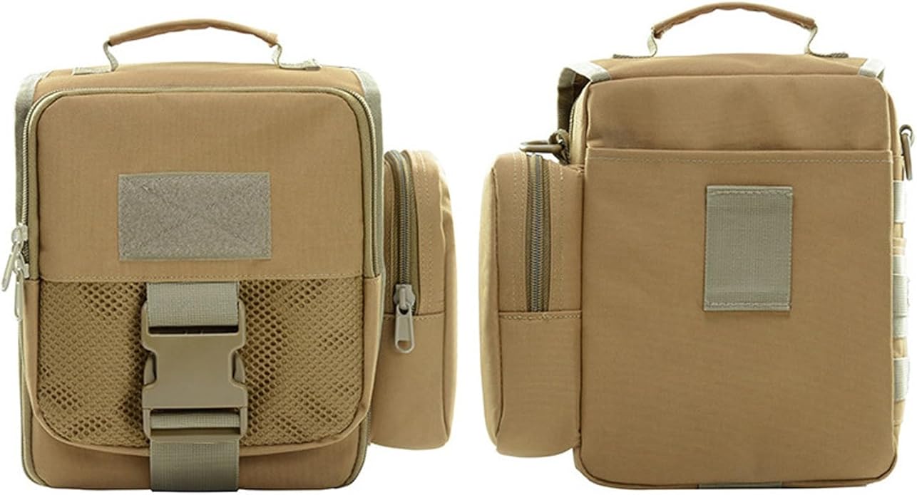 Small Canvas Messenger Bag Classic Vintage Shoulder Bag Water Proof Tactical Bag Crossbody Casual Pack for Unisex