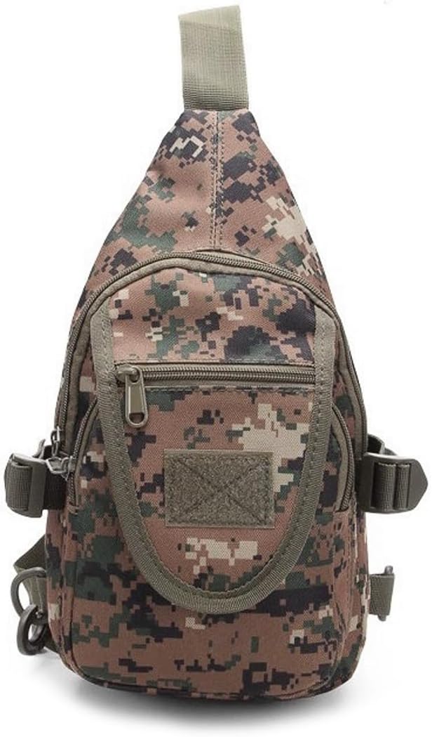Tactical Backpack Waterproof Military Cross-body Sling Shoulder Backpack Chest Bag for Outdoor Every Day Carry (Jungle Digital)