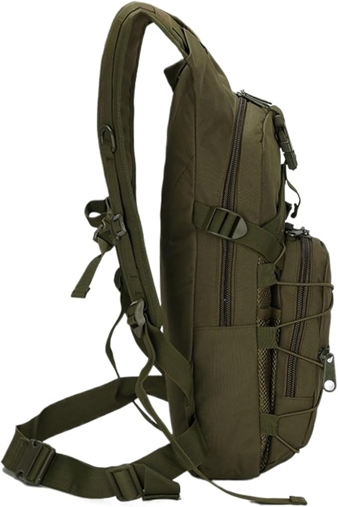 Compatible For 15L Tactical Backpack Bicycle Backpacks Outdoor Sports Hiking Camping Fishing(Black B)