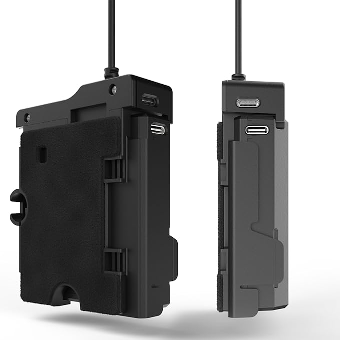 Brinno Rechargeable Camera Battery APB1000 - Extended Battery Kit for Time Lapse Cameras - Includes 1 MRB1000 Battery Pack External Power Adapter Hook and Loop Tape - Compatible with Solar Power Kit