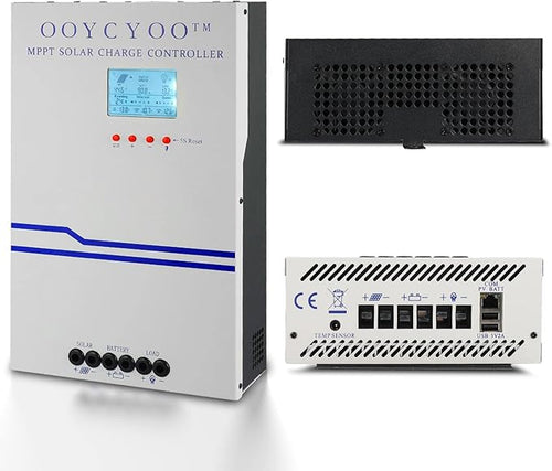 100 Amp MPPT Solar Charge Controller 24V 12V Auto 100A Solar Panel Regulator Max Input Power 2500W for AGM Sealed Gel Flooded Lithium Battery