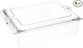 Pioneer Plastics 395C Clear Rectangular Plastic Container 12.5 W x 10.0625 D x 3.8125 H Case of 4
