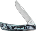 Case XX WR Pocket Knife CROSSROADS Seafoam Green Burl G-10 Sod Buster Jr w/P-CLIP Item #66384 (XR10137C S35VN) 3 5/8 inches Closed