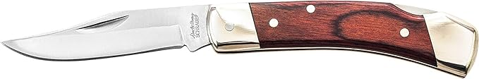 Uncle Henry LB5 Smokey Lockback Folding Pocket Knife Brown 6-1/2
