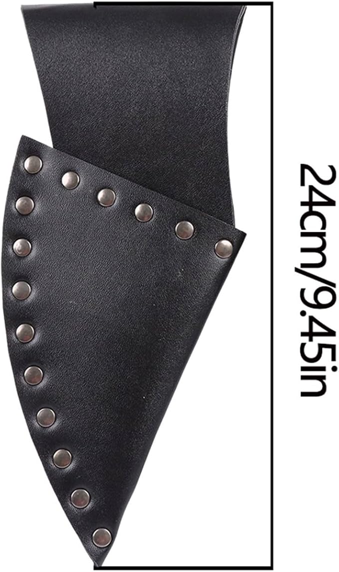 PU Leather Axe Blade Case Axe Sheath Holder with Waist Holster for Outdoor Camping Blade Protection