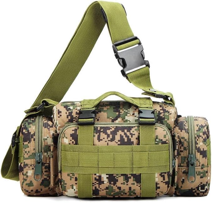 Outdoor Sports Hiking Pack Range Bag Molle Camouflage Tactical Camera Gear Bag - DW