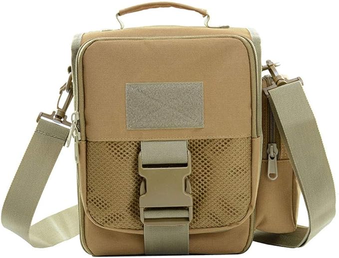 Sunnystacticalgear Outdoor Sports Hiking Sling Pack Camouflage Tactical Shoulder Bag - Tan