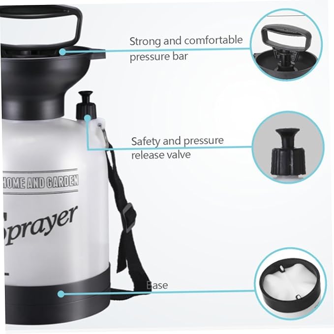 Portable Camping Shower 8L Portable Shower with 10 Modes Sprayer Head and 9.84ft Hose for Garden Picnic Hiking Beach Car Cleaning