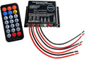 12V 24V 20A IP68 Waterproof Solar Charge Controller Lithium ion Lifepo4 Lead-Acid Battery Regulator with IR Remote Controller