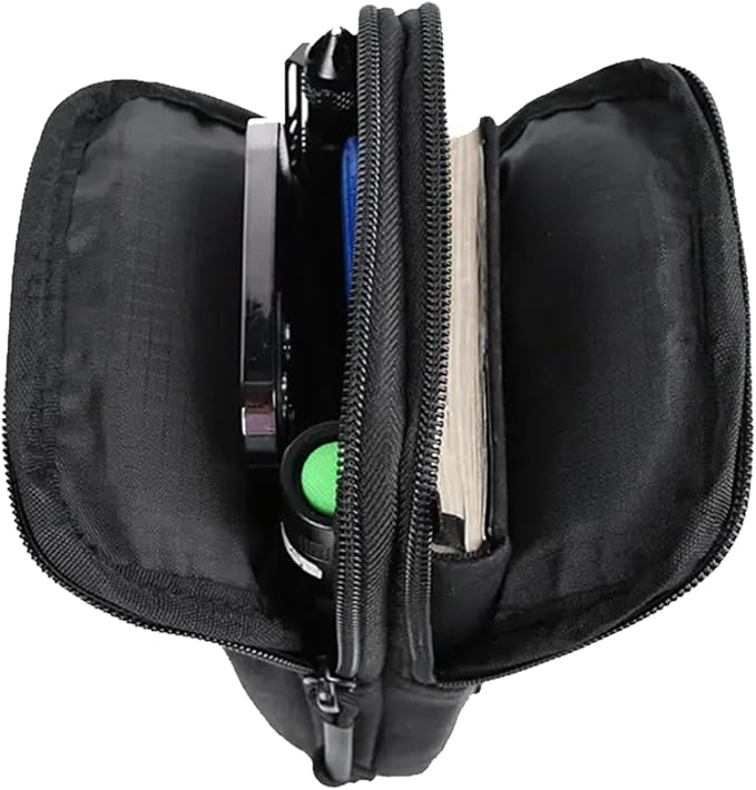 Universal Outdoor Tactical Molle Pouch EDC Waist Bag Pocket Organizer for Less Than 9 Smartphone (B)