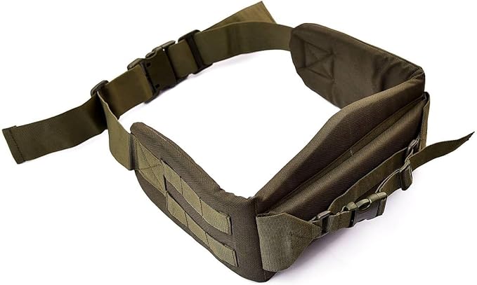 Military Camping Hiking ALICE Pack Kidney Pad Waist Belt Tactical Hip Belt LC-2 Rucksack Frame 12mm Padded 220LB Carry