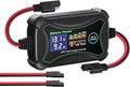 10Amp 12 Volt MPPT Solar Charge Controller Bateria Power Intelligent Portable Solar Panel Controller Max PV 150W 30Voc Solar Regulator for Gel AGM Lead-Acid Lithium LiFePO4 Battery (SunRock 10)