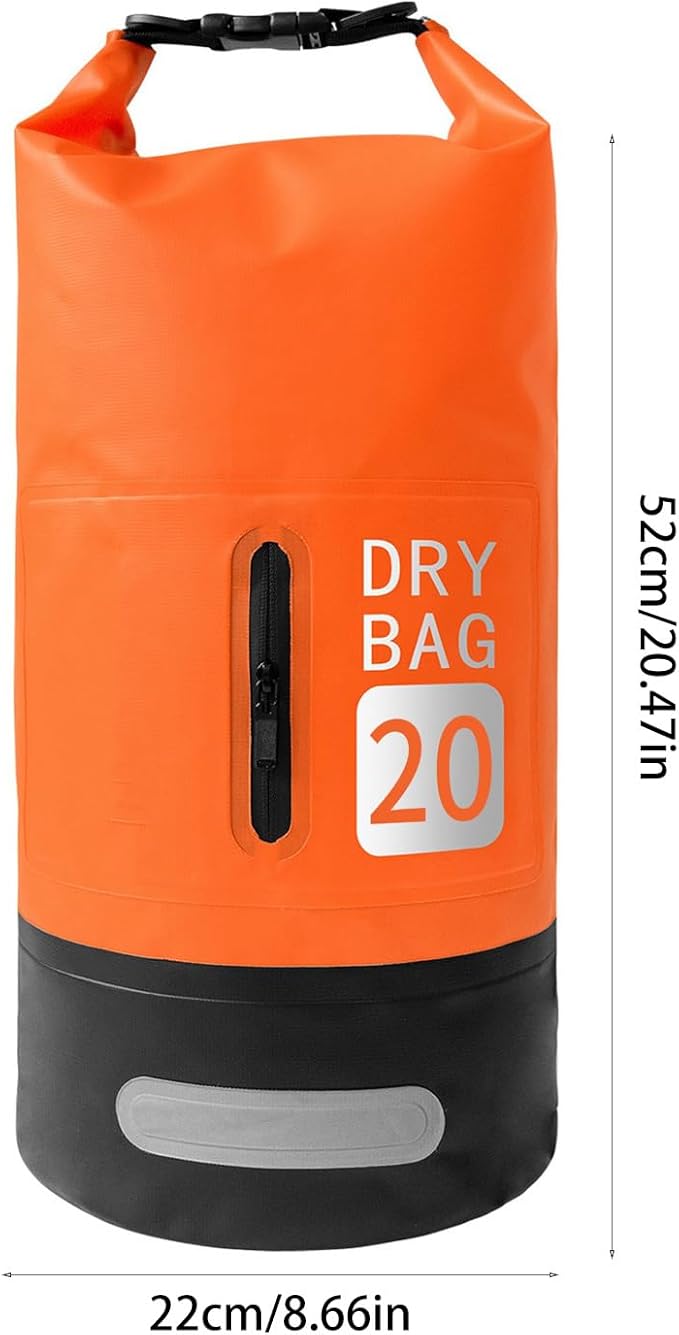 20L Dry Bag Water Proof Backpack with Adjustable Shoulder Strap Water Proof Bag Beach Backpack for Swimming Camping