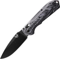 Benchmade - Freek Outdoor EDC Knife Drop-Point Blade with Gray/Black G10 Handle (560BK-1)