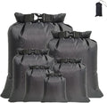 Waterproof Dry Bag 5PCS 1.5/2.5/3/3.5/5/8L Waterproof Dry Bag Pack Sack Swimming Rafting Kayaking River Trekking Floating Sailing Canoing Boating for SwimmingBoating(Black)