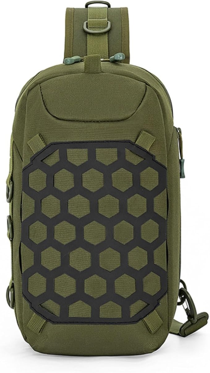 Tactical Backpack Military Molle Hiking Outdoor Mountaineering Travel Sports Multifunctional Tactical Bag(Green)