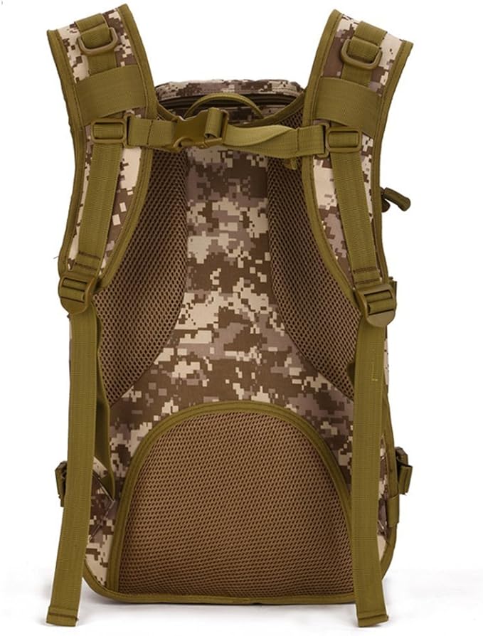 Tactical Backpack Military Army Daypack 3 Day Assault Pack for Men Women Molle Bug Out Bag for Hiking Camping Travel Hunting Trekking (Desert Camouflage)