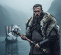 Custom Hand Forged Viking Axe – 5160 High Carbon Steel Bearded Hatchet Blade- Real Tomahawk Viking Style Personalized Gift for Him Camping &amp Display Ready