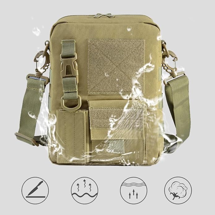 Small Canvas Messenger Bag Tactical Messenger Bag Shoulder bag Small Tactical Bag Crossbody Casual Pack Waist Bag
