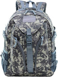 Outdoor Sports Pack Hiking Bag Tactical Rucksack Camo Knapsack Combat Camouflage Tactical 25L Backpack - ACU