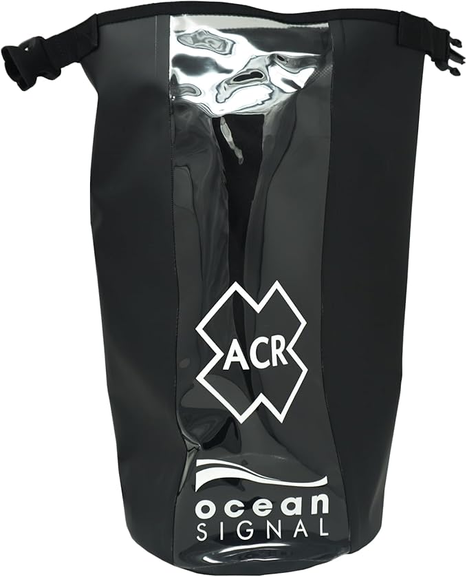 ACR Dry Bag – Lightweight waterproof buoyant dry sack for fishing boating kayaking hiking &amp camping. Keeps gear safe dry &amp afloat outdoors.
