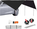 Vehicle Awning9x11 Ft Waterproof UV Protection Shade | Wind Resistant SUV Awningfor Vehicle Automotive RV SUV Truck Rear