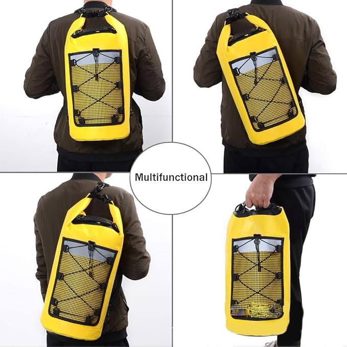 Waterproof Lightweight Durable Dry Bag for Men Women Outdoor Sport Cylindrical Floating Backpack
