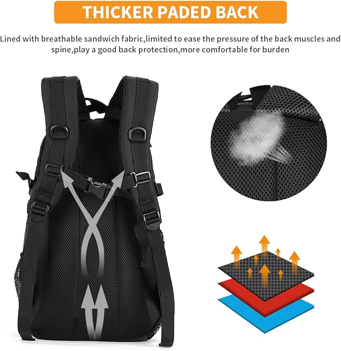 HUNTVP 25L Tactical Backpack Rucksack Tactical Assault Pack Military Bag WR | Rucksack WR