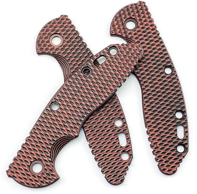 1 Pair Non-slip G10 Scales Blank DIY Replacement Fits for Rick Hinderer knives XM18 3.5