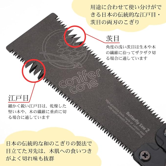 Conifer Cone Butterfly Saw 2