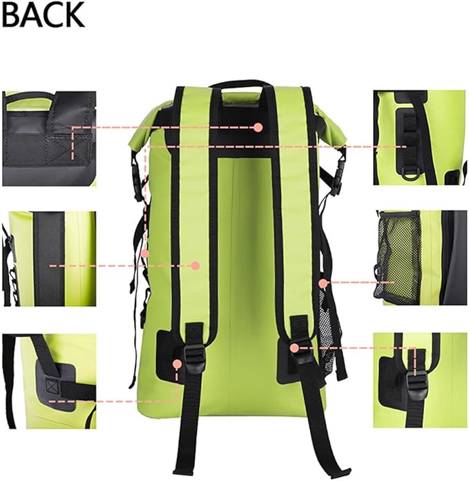 Floating Waterproof Dry Bag 30L Roll Top Sack Keeps Gear Dry for Kayaking Rafting Boating Swimming Camping Hiking Beach Fishing