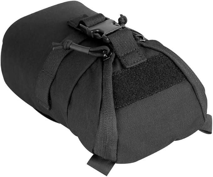 Tactical Molle Pouch Waterproof Backpack Attachment Pouches Gadget Storage Bag with Back Webbing &amp Bottom Drain Hole for Hiking Camping Fishing