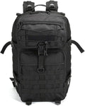 Outdoor Sports Pack Hiking Bag Tactical Rucksack Camo Knapsack Combat Tactical Molle 45L Backpack - Black