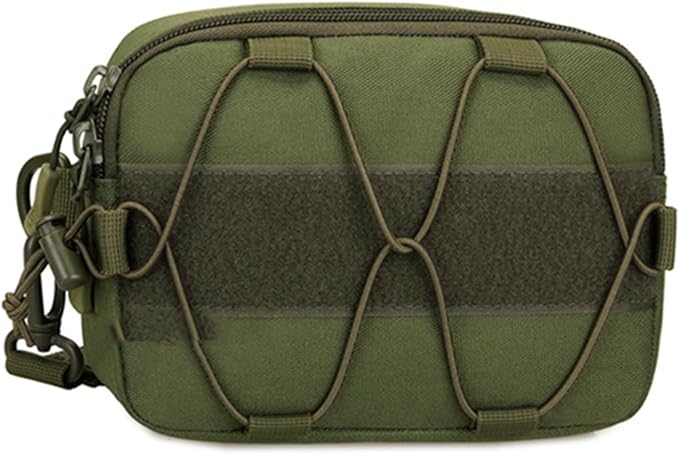 Tactical Molle Admin Dump Pouch Utility Cell Phone Flashlight Tool Pouch for Vest Chest Waist Pack for Small Tool Horizontal Modular Organization