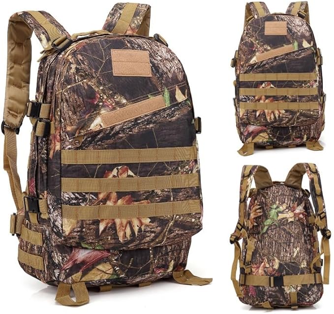 Tactical Backpack Military Molle Hiking 36-55L Camouflage outdoor sports with maple leaf camouflage