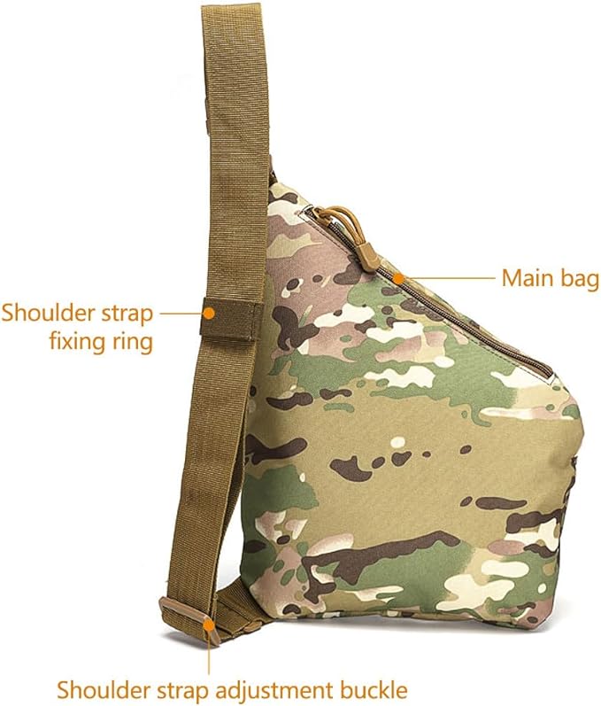 Outdoor Tactical Bag Backpack Military Sport Bag Pack Sling Shoulder Backpack Tactical Bag for Every Day Carry (ACU)