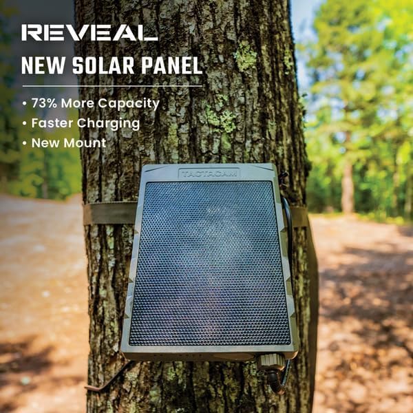 Tactacam Defend Solar Panel + Defend LiPo Battery Pack Bundle – Extended Power for Tactacam Defend Cameras – Outdoor Solar Charger with High-Capacity LiPo Battery – Weatherproof &amp Reliable