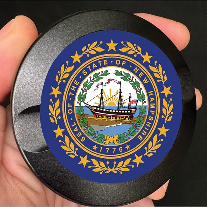 Brotherhood Metal Zyn Container - Metal Zyn Holder - Zyn Metal Can - Metal Container for Zyn Holder - Metal Zyn Can Golf Gifts for Him - Zyn Containers for Golf - New Hampshire State Flag