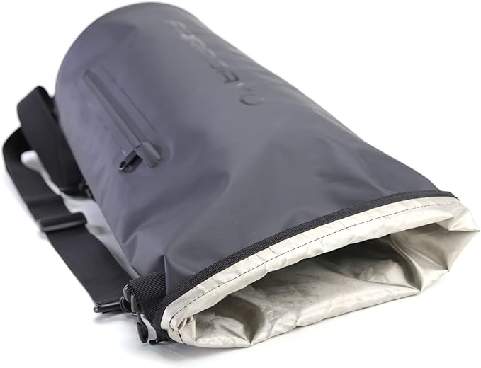 Faraday Defense Waterproof Faraday Dry Bag - 10L Sling Pack - Fast Easy Access for Device Shielding - Protect Data and Devices from Hacking Tracking EMP…