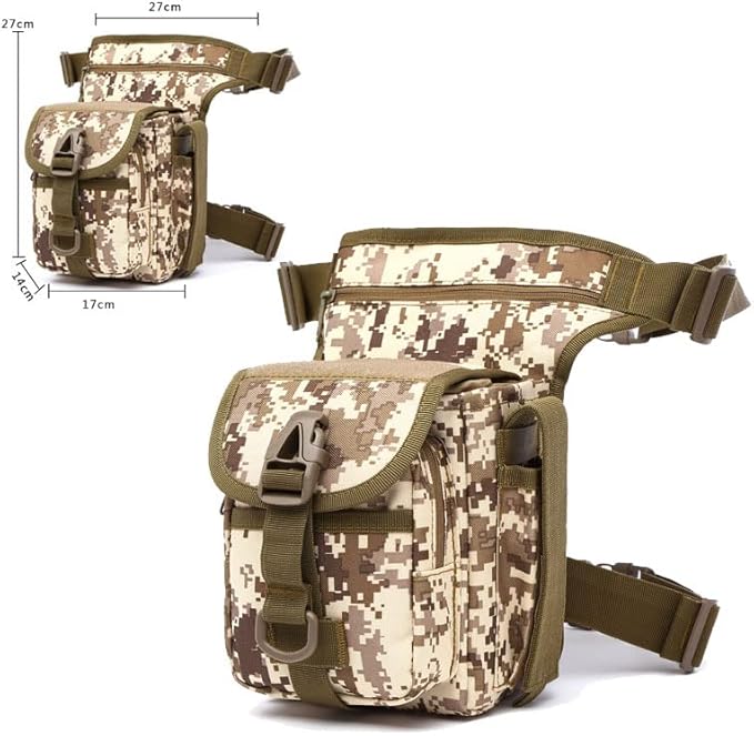Outdoor Sports Hiking Versipack Camouflage Bag Tactical Leg Pack
